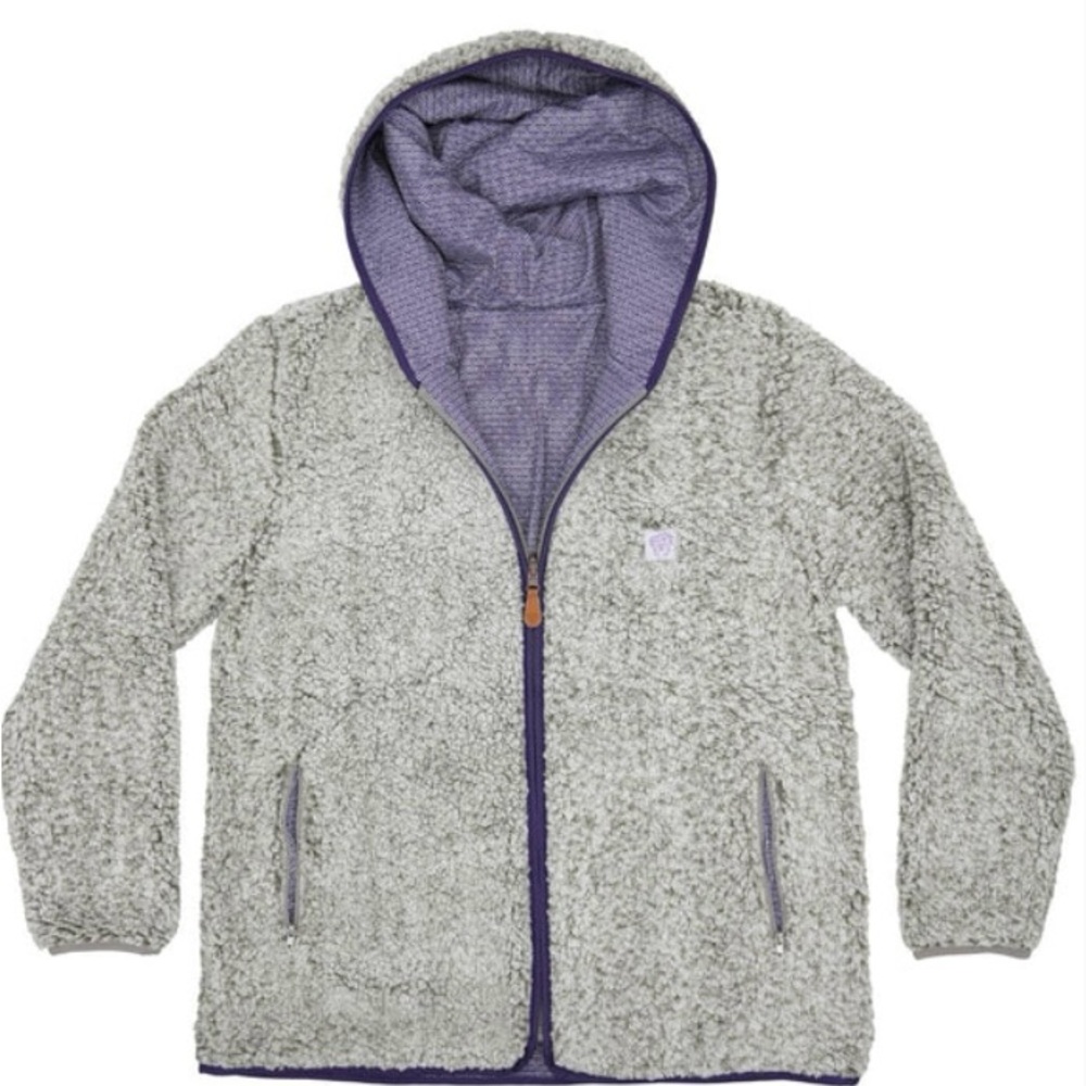 NIB USA PALM 🌴Reversible Sherpa Full Zip Hoodie - Picture 3 of 15